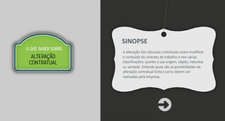 Alteração contratual